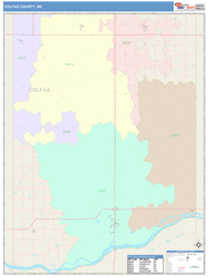 Colfax County, NE Wall Map