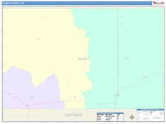 Dundy County, NE Wall Map