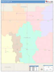 Franklin County, NE Wall Map