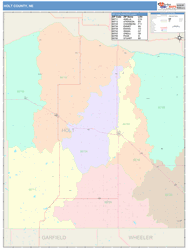 Holt County, NE Wall Map