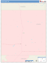 Logan County, NE Wall Map