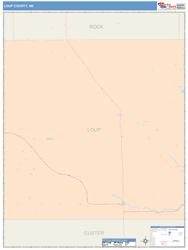 Loup County, NE Wall Map