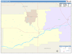 Nance County, NE Wall Map