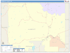 Humboldt County, NV Wall Map