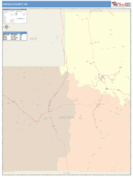 Lincoln County, NV Wall Map