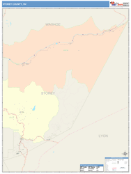 Storey County, NV Wall Map
