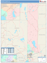 Washoe County, NV Wall Map