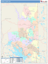 Carroll County, NH Wall Map