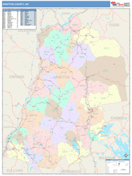 Grafton County, NH Wall Map
