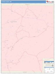 Catron County, NM Wall Map