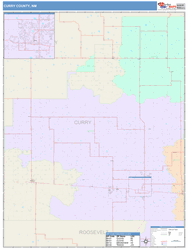 Curry County, NM Wall Map