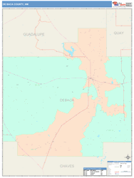 DeBaca County, NM Wall Map