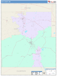 Eddy County, NM Wall Map