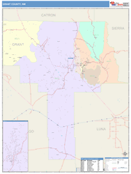 Grant County, NM Wall Map