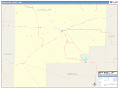 Guadalupe County, NM Wall Map