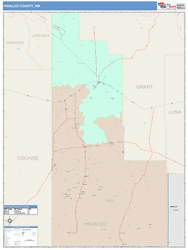 Hidalgo County, NM Wall Map