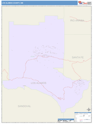 Los Alamos County, NM Wall Map