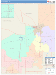 Quay County, NM Wall Map