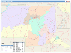 Rio Arriba County, NM Wall Map