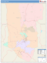 Taos County, NM Wall Map