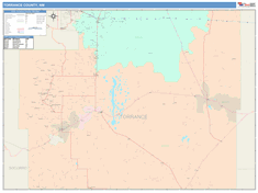 Torrance County, NM Wall Map