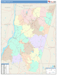 Columbia County, NY Wall Map