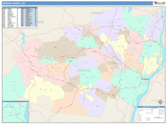 Greene County, NY Wall Map