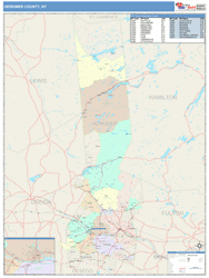 Herkimer County, NY Wall Map