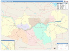 Montgomery County, NY Wall Map