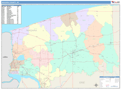 Niagara County, NY Wall Map