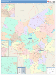 Oneida County, NY Wall Map