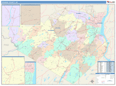 Orange County, NY Wall Map