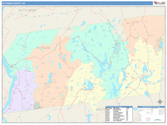 Putnam County, NY Wall Map