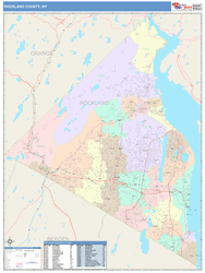 Rockland County, NY Wall Map