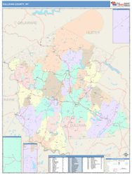 Sullivan County, NY Wall Map