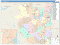 Ulster County, NY Wall Map