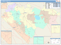 Columbus County, NC Wall Map