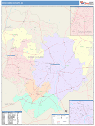 Edgecombe County, NC Wall Map