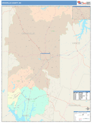 Granville County, NC Wall Map