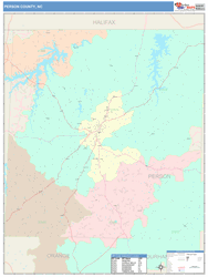 Person County, NC Wall Map