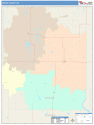Griggs County, ND Wall Map