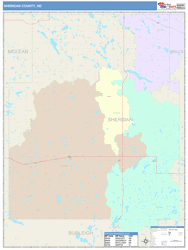 Sheridan County, ND Wall Map