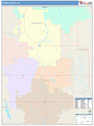 Towner County, ND Wall Map