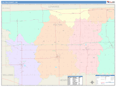 Fulton County, OH Wall Map