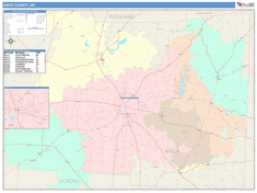 Knox County, OH Wall Map