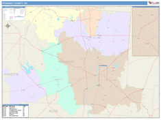 Pickaway County, OH Wall Map