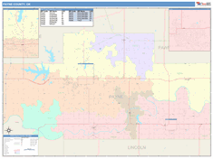 Payne County, OK Wall Map