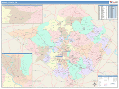 Berks County, PA Wall Map