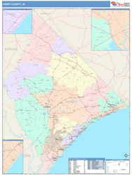 Horry County, SC Wall Map