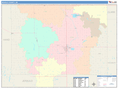 Beadle County, SD Wall Map